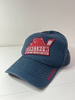 GONGSHOW GEAR Logo Trucker Hat Ottawa Hockey Built In Locker Room Snap Back Hat